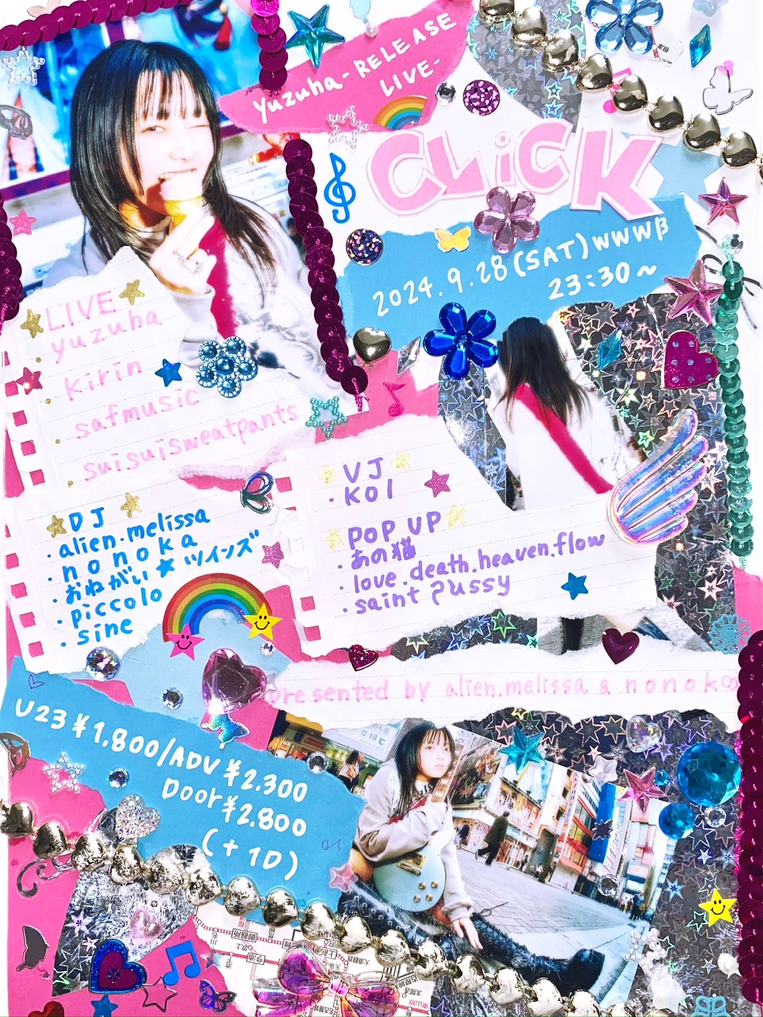 09/28(Sat) CLiCK | SCHEDULE | Shibuya WWW - WWW X